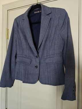 Zanetti Milano Blue Women's Tailored Blazer